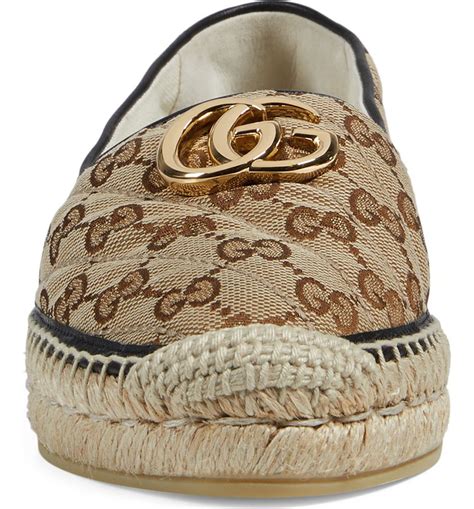 gucci pilar espadrille|gucci espadrilles nordstrom rack.